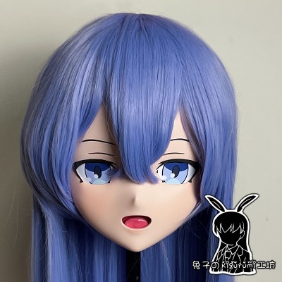 (RB20224)Customize Full Head Quality Handmade Female/Girl Resin Japanese Anime Cartoon Character ‘Mea’ Kig Cosplay Kigurumi Mask
